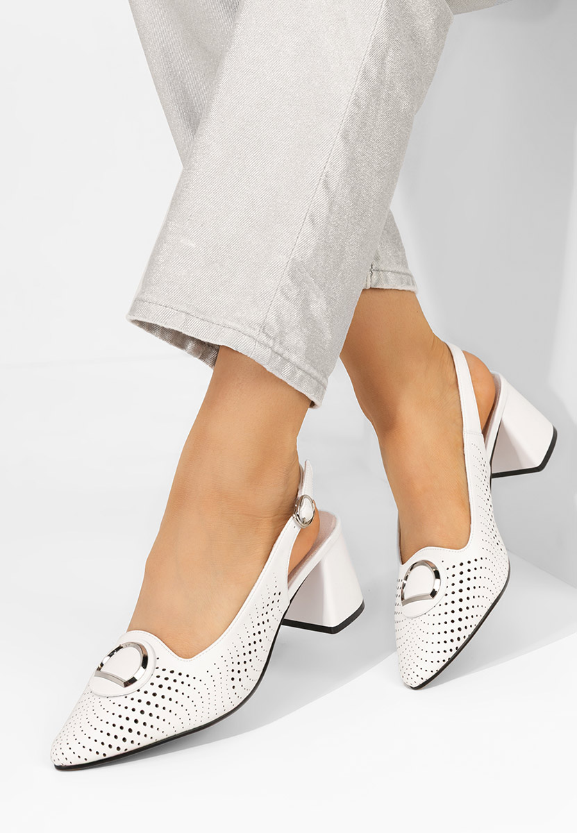 Décolleté Slingback Rosamona bianchi