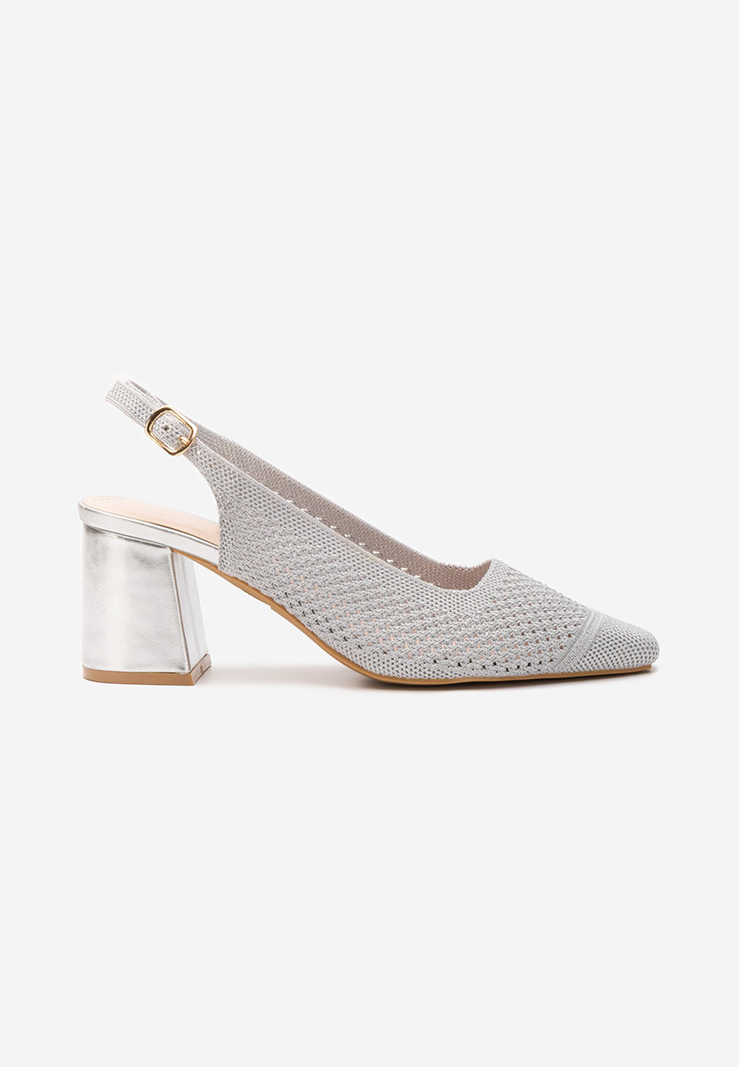 Décolleté Slingback Patria argento