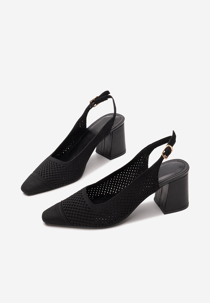 Décolleté Slingback Patria nero