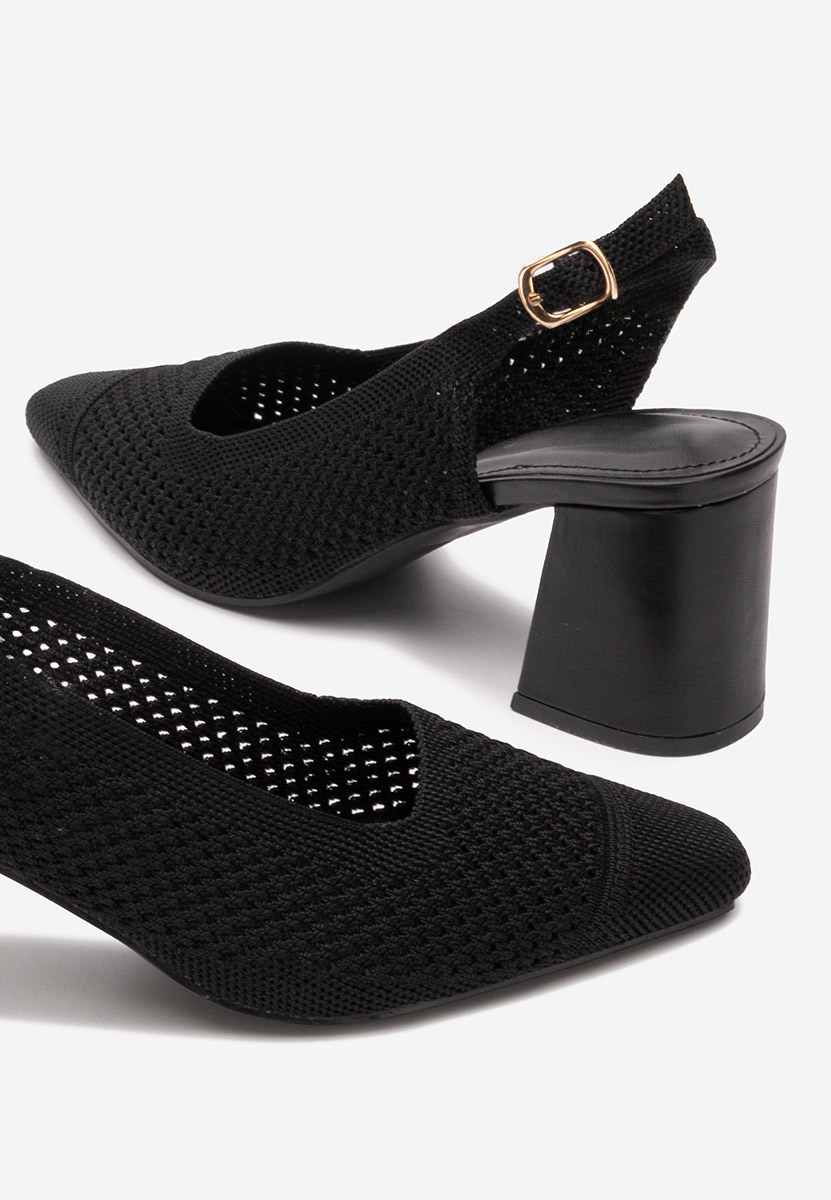 Décolleté Slingback Patria nero