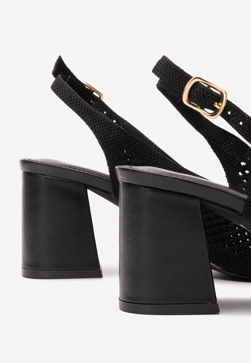 Décolleté Slingback Patria nero