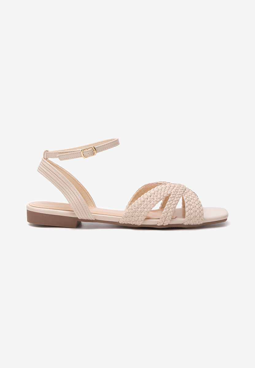 Sandali bassi Rebbecca beige