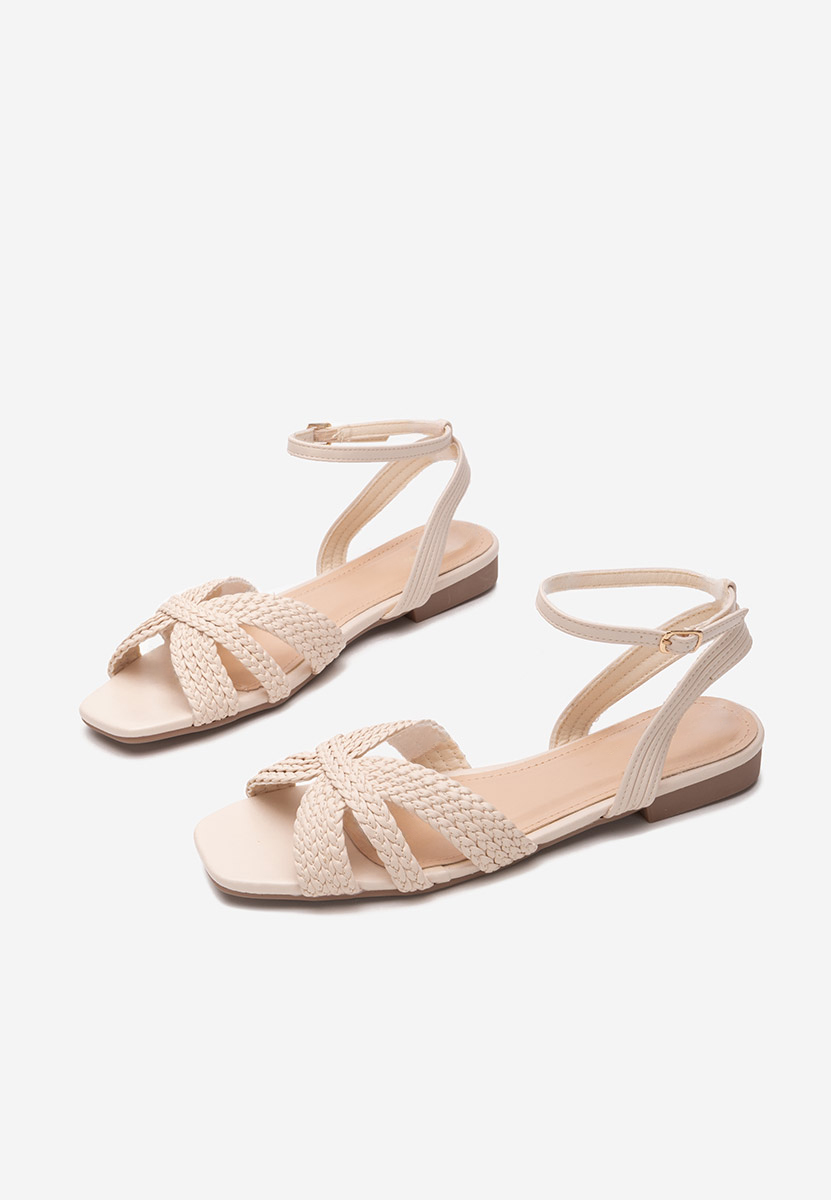 Sandali bassi Rebbecca beige