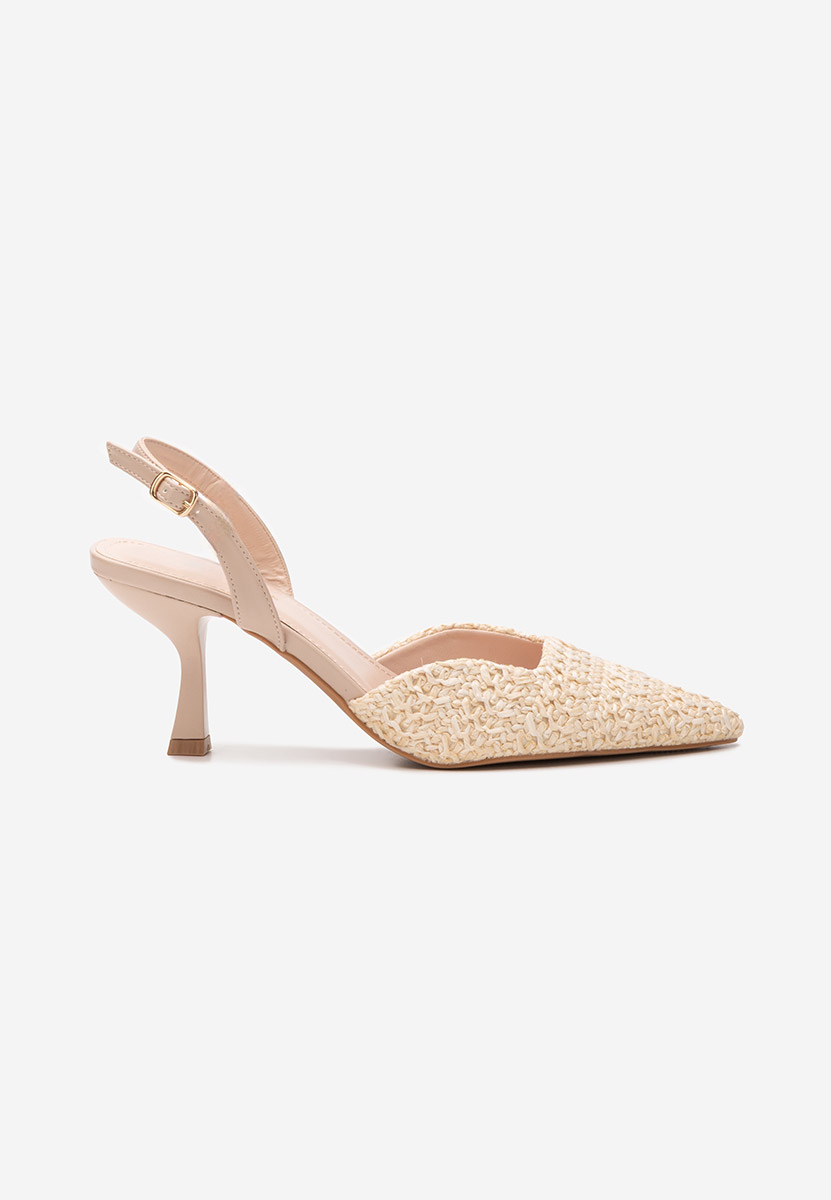 Décolleté tacco a spillo Shemika beige