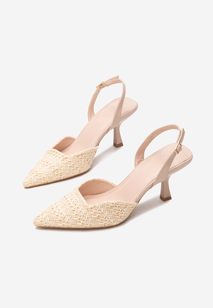 Décolleté tacco a spillo Shemika beige