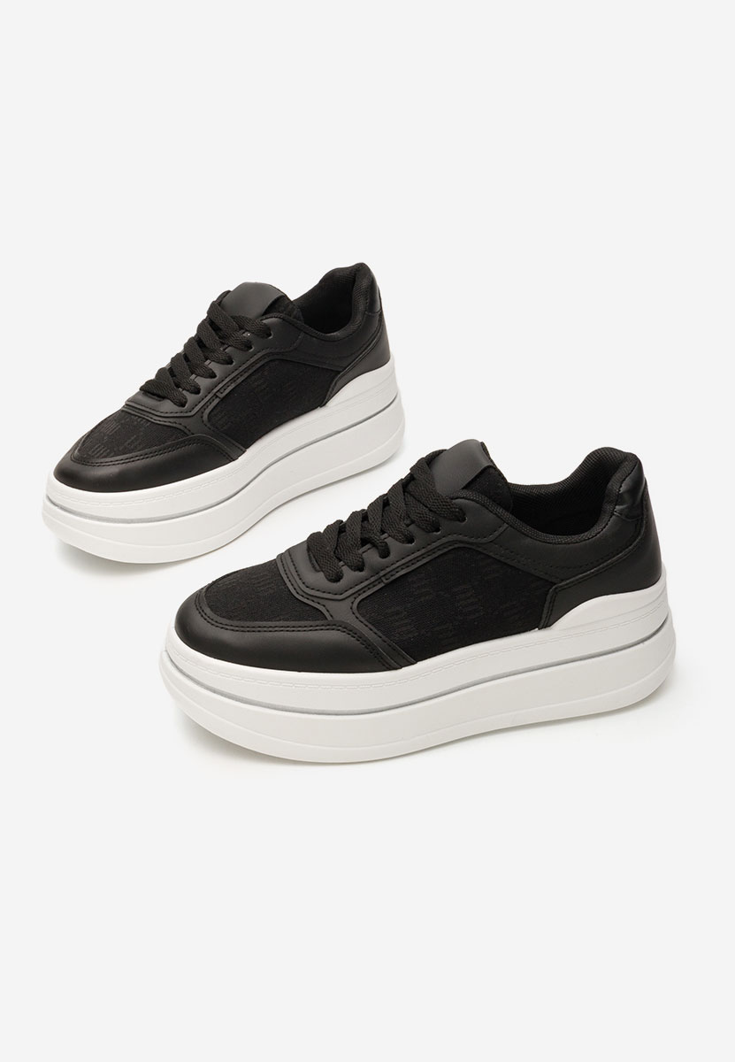 Sneakers con plateau Elouisa nero