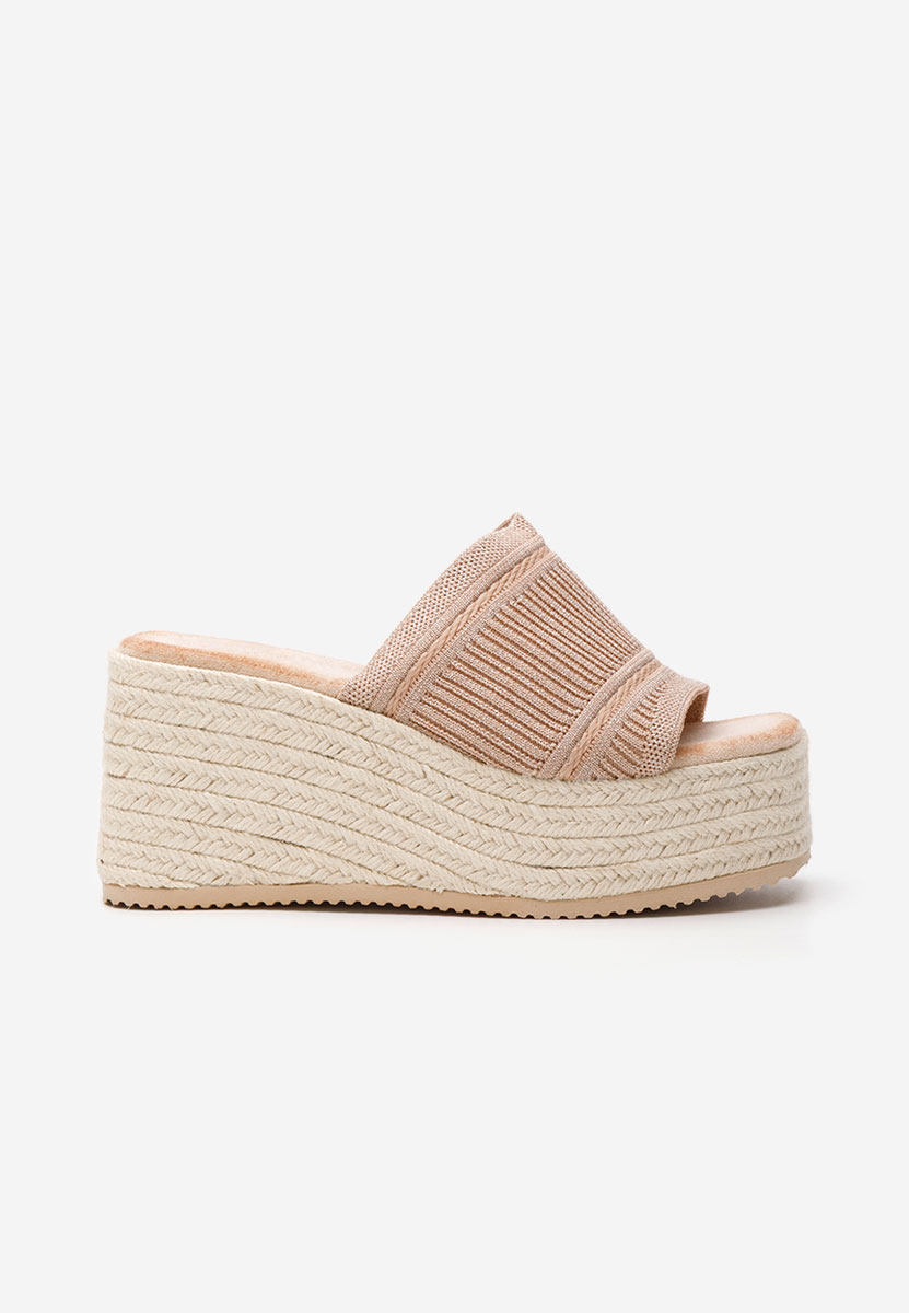 Ciabatte platform Yessenia cachi