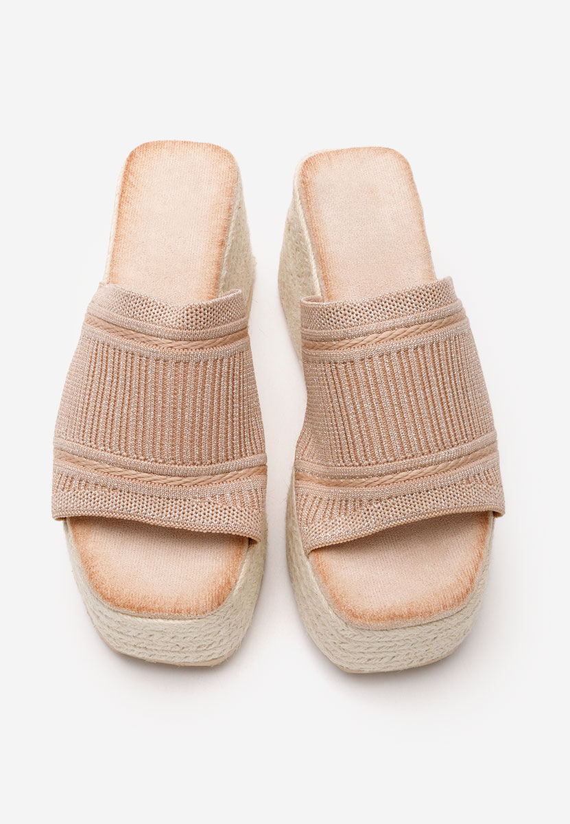 Ciabatte platform Yessenia cachi