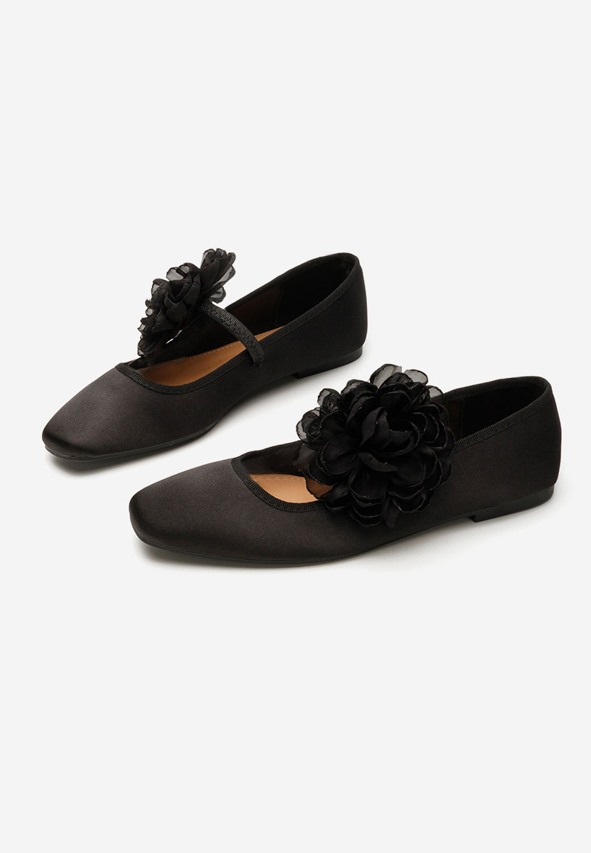 Ballerine Wanita nero