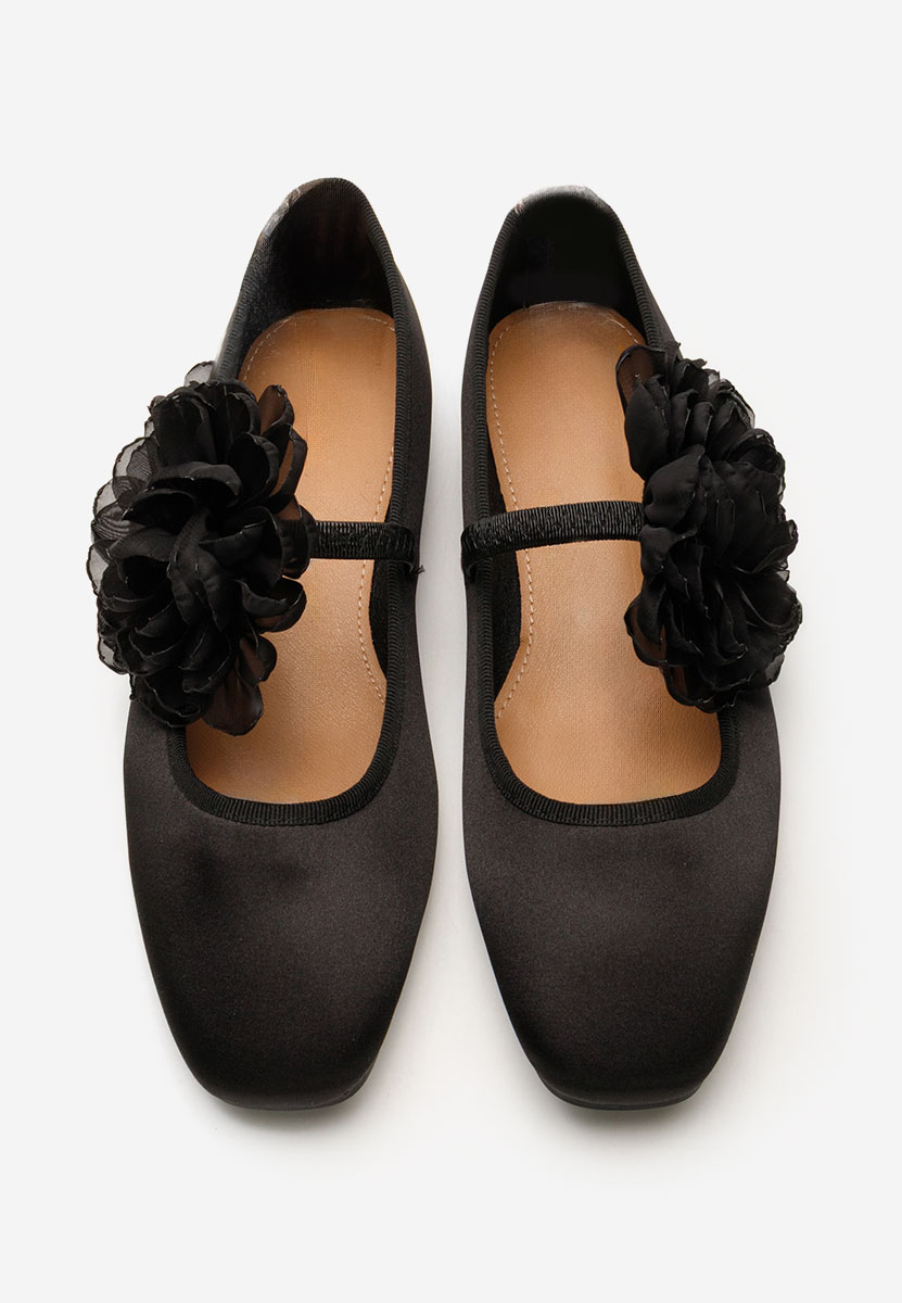 Ballerine Wanita nero