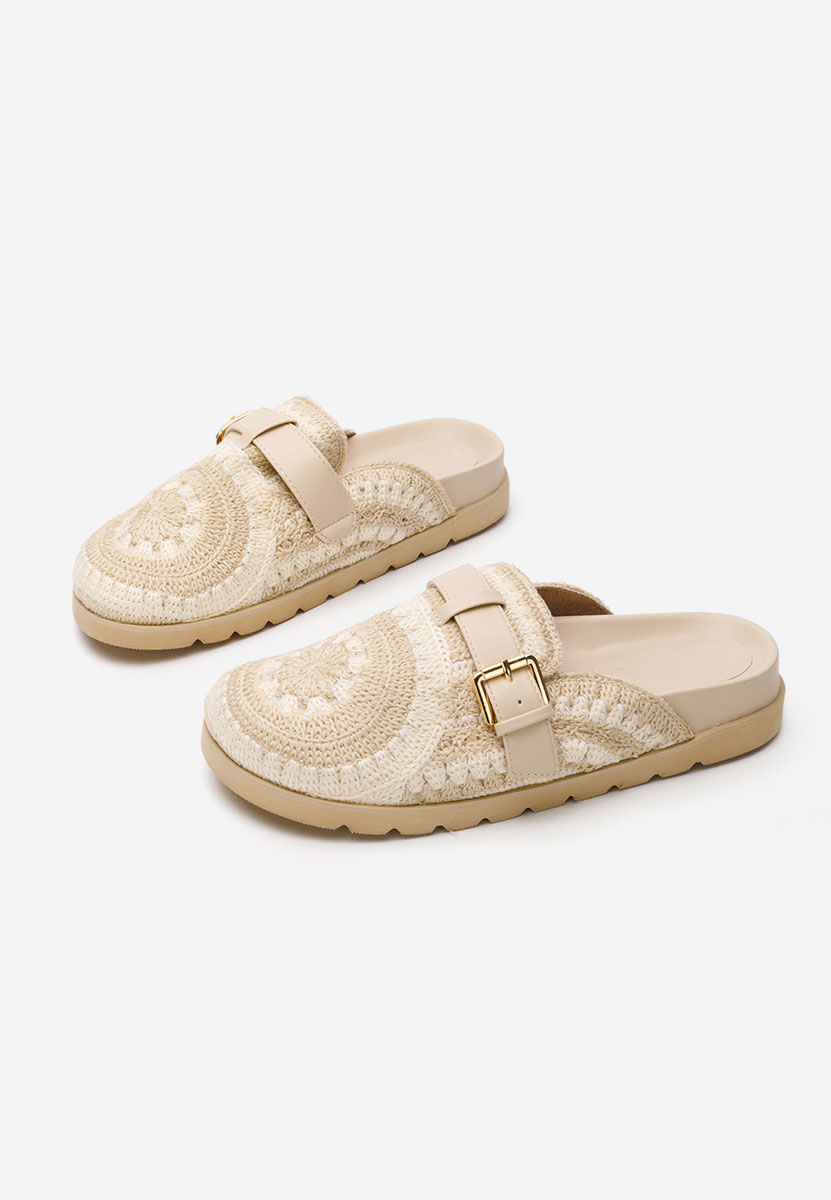 Zoccoli donna Pamila beige