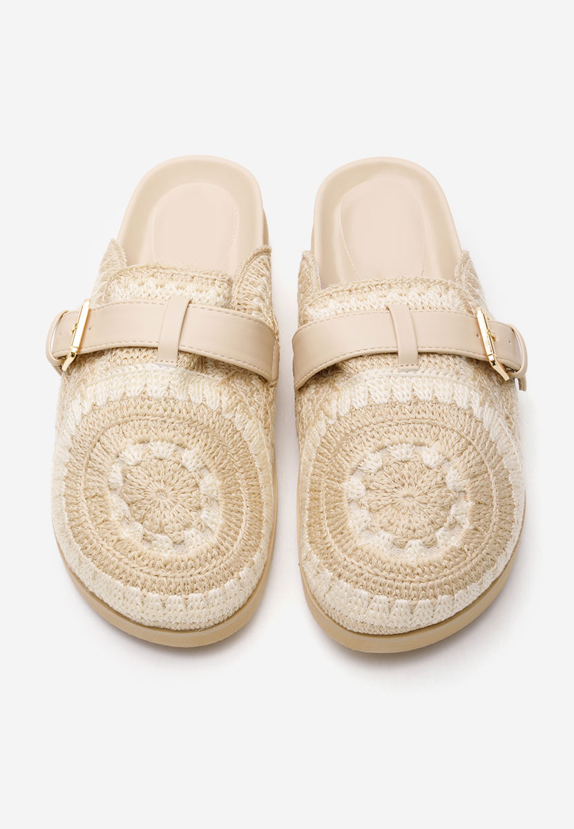 Zoccoli donna Pamila beige