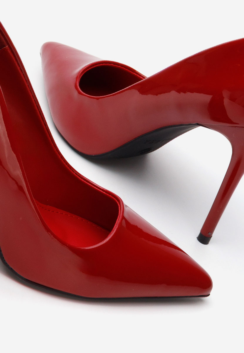 Décolleté tacco a spillo Lauretta rosso