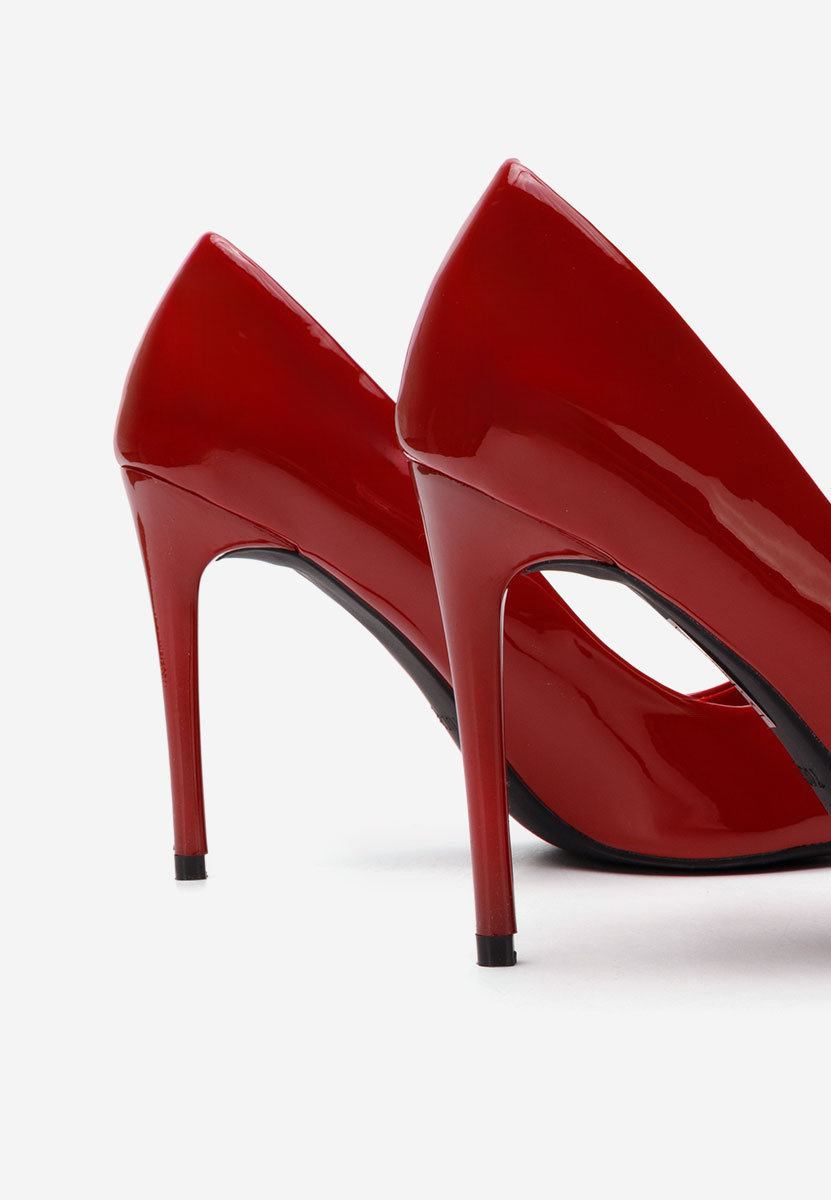 Décolleté tacco a spillo Lauretta rosso