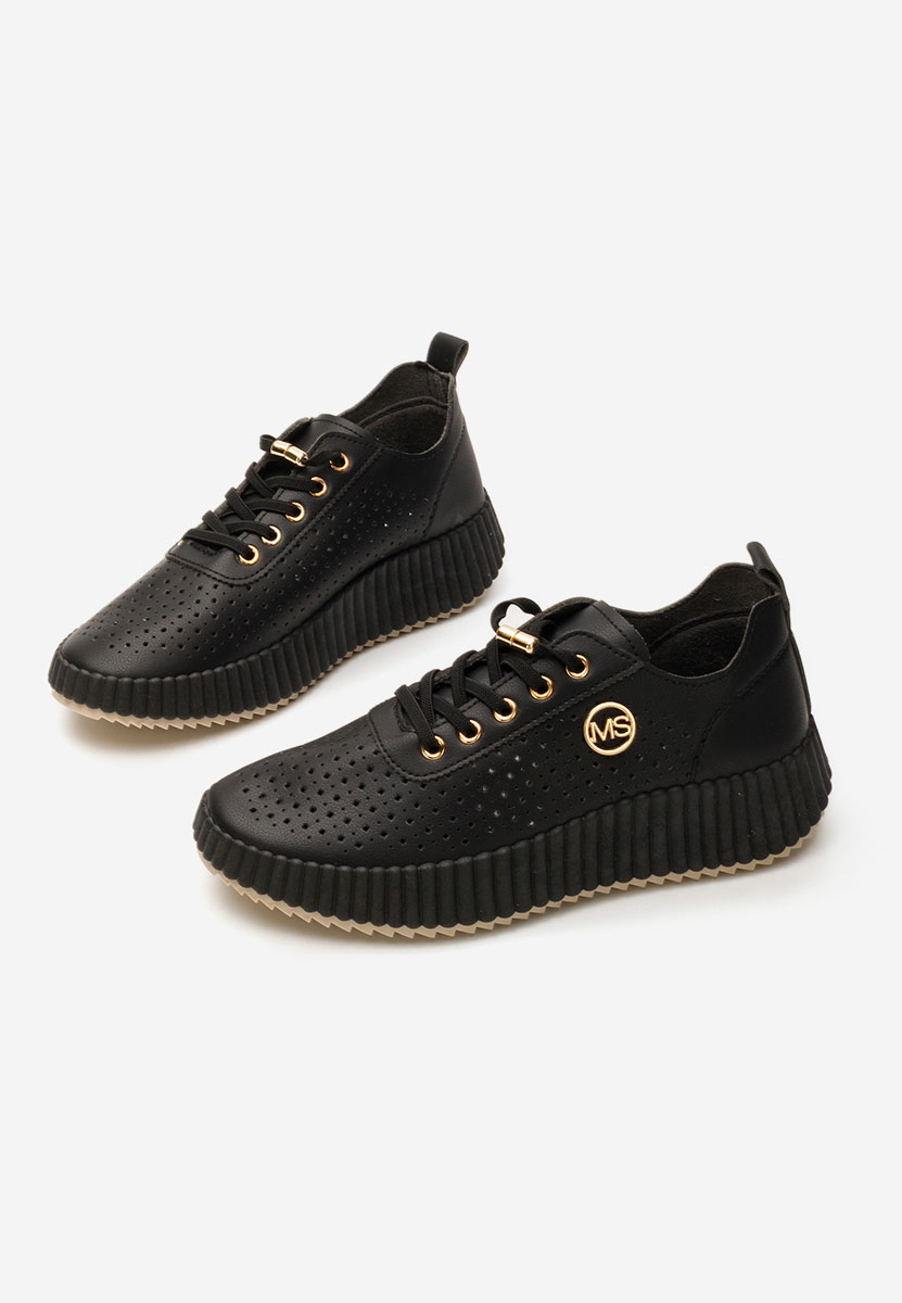 Sneakers con zeppa Marlena nero