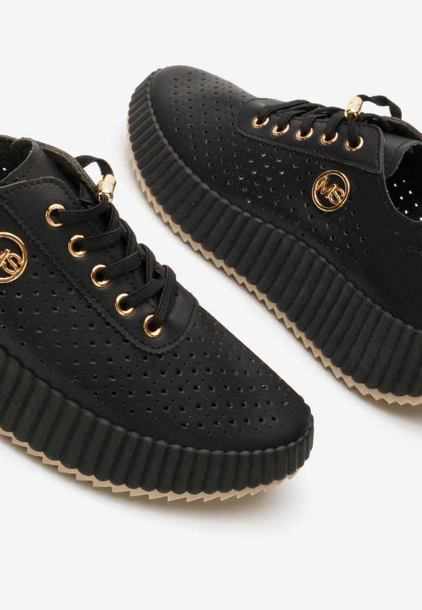 Sneakers con zeppa Marlena nero