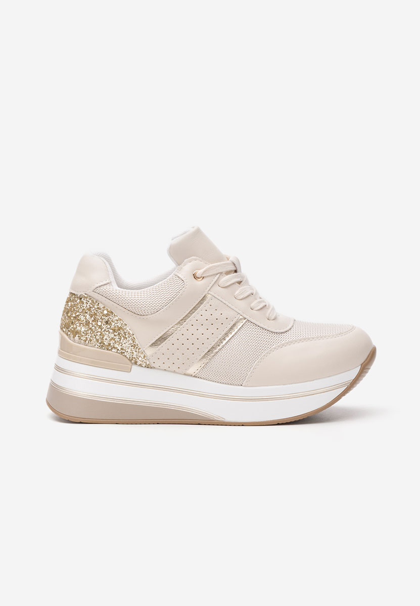 Sneakers con zeppa Tawanda beige