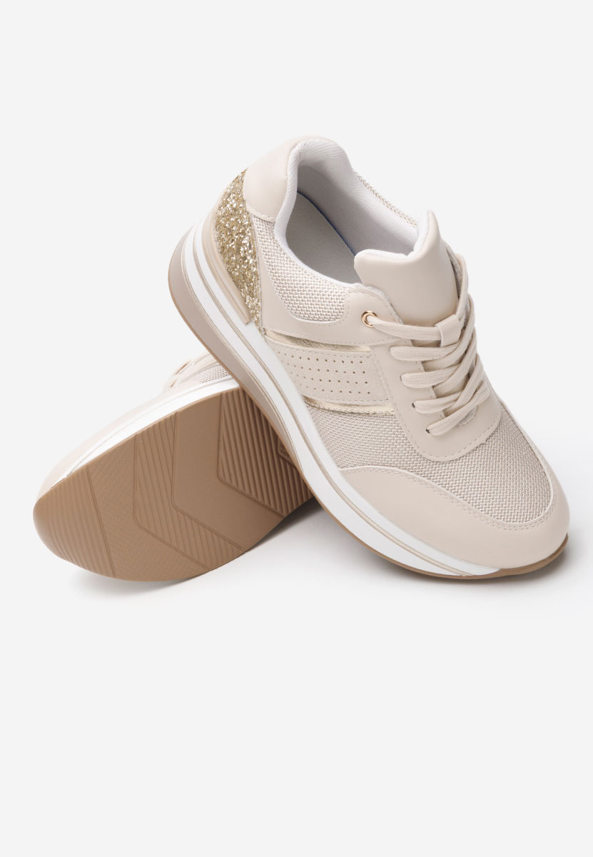 Sneakers con zeppa Tawanda beige