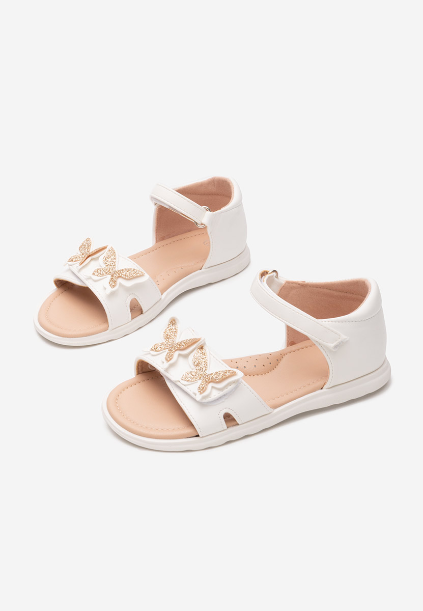 Sandali per bambina Globby bianchi