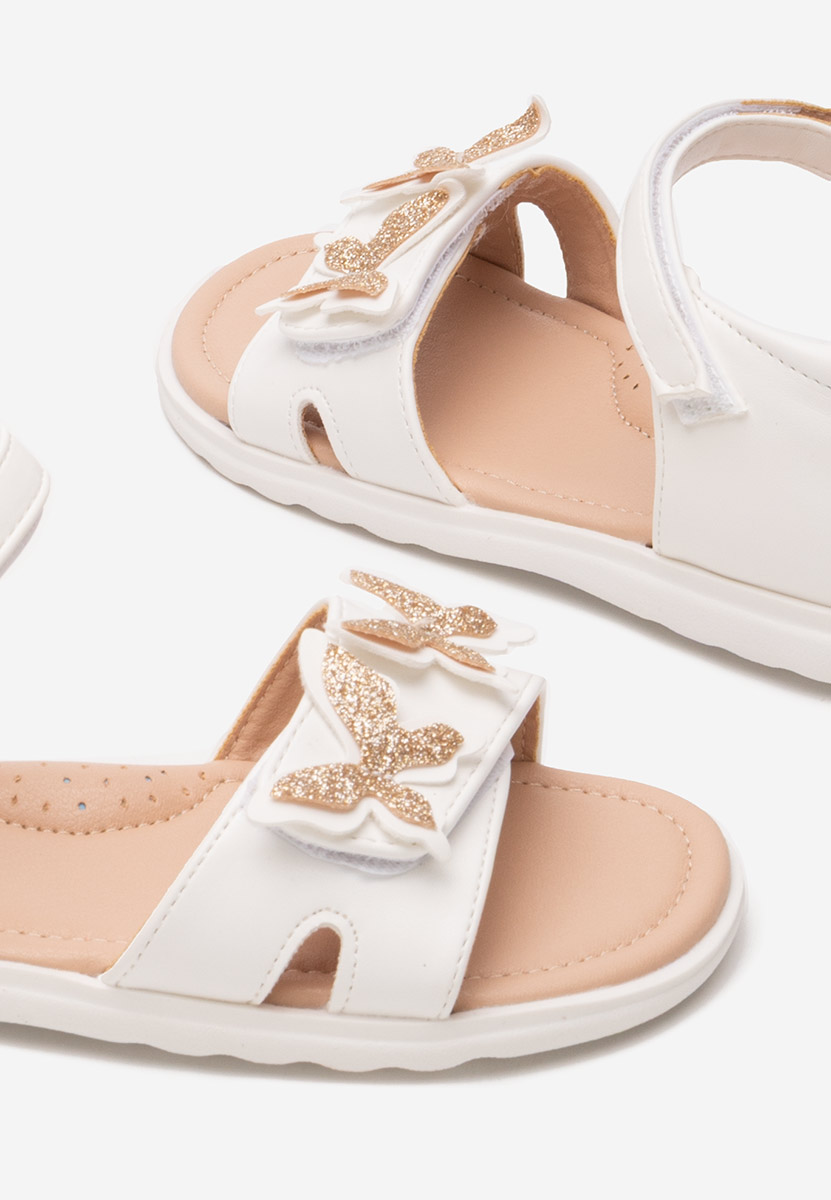 Sandali per bambina Globby bianchi