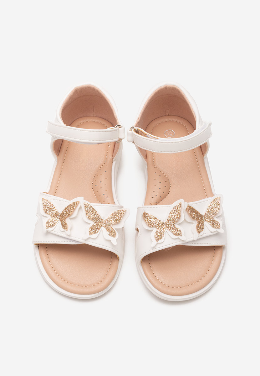 Sandali per bambina Globby bianchi