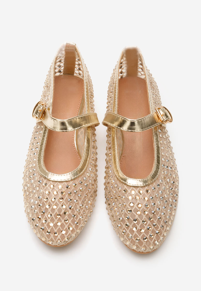 Ballerine eleganti Anelise oro