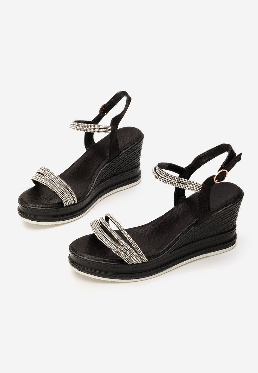 Sandali con zeppa Sonnya nero