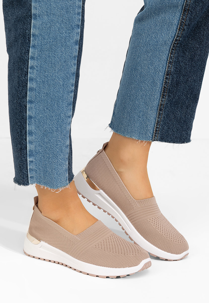 Scarpe da ginnastica da donna Slip-on Antrea V3 cachi