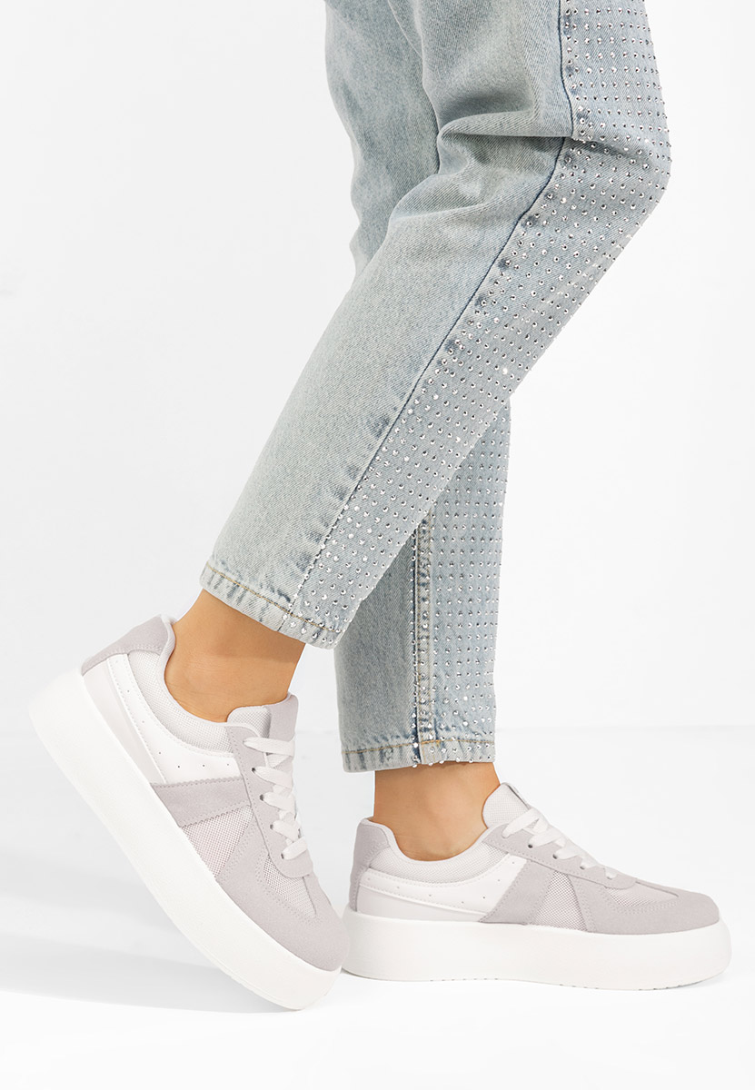 Sneakers con zeppa Fyonna bianchi