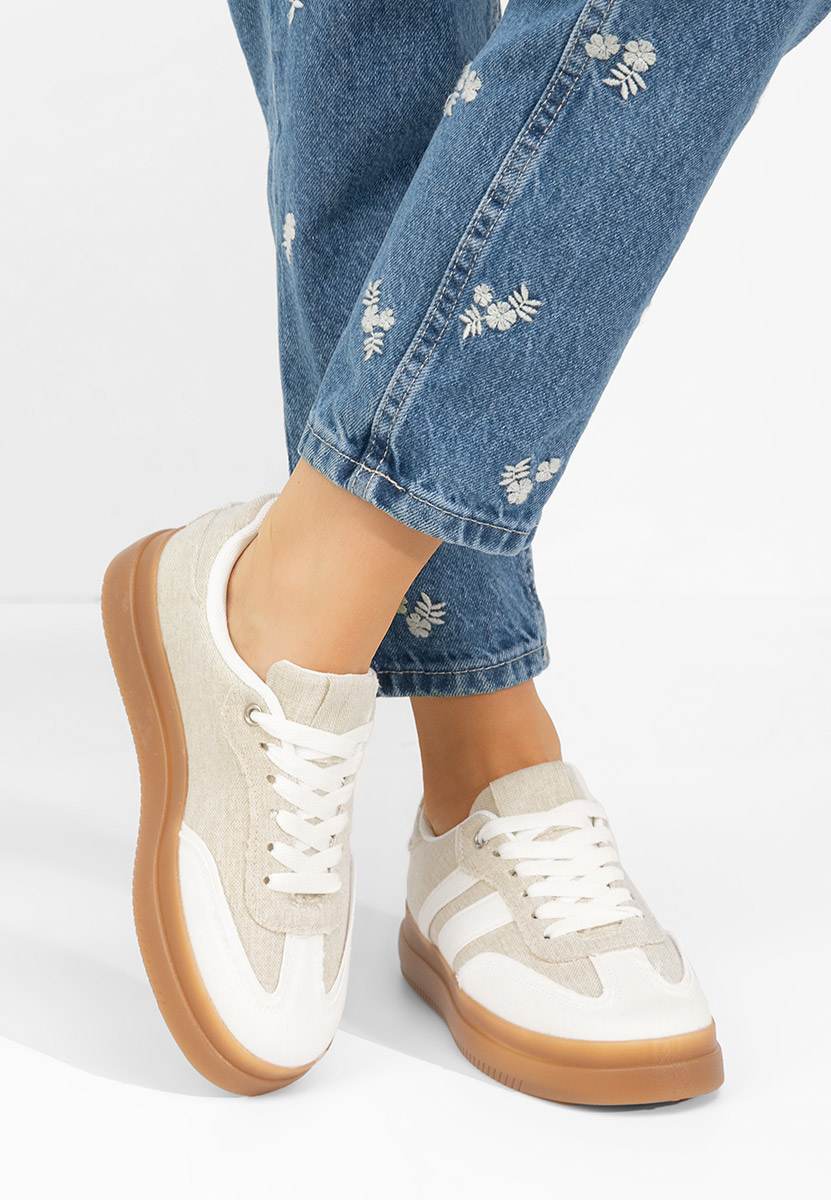 Sneakers donna Herberta beige