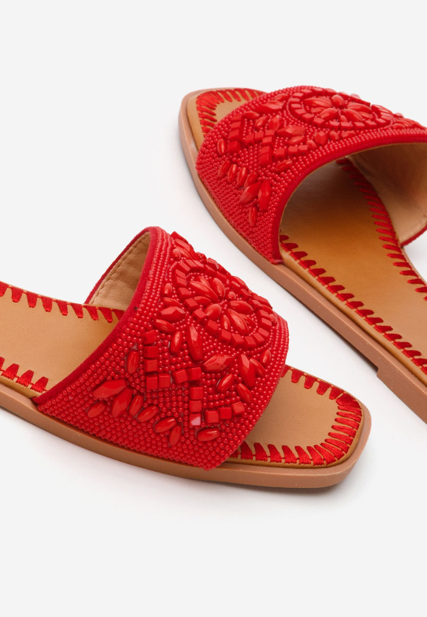 Ciabatte donna Jameya rosso