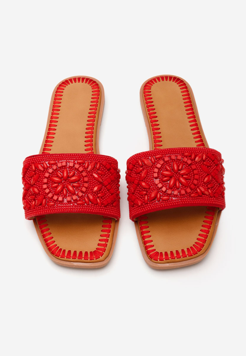 Ciabatte donna Jameya rosso