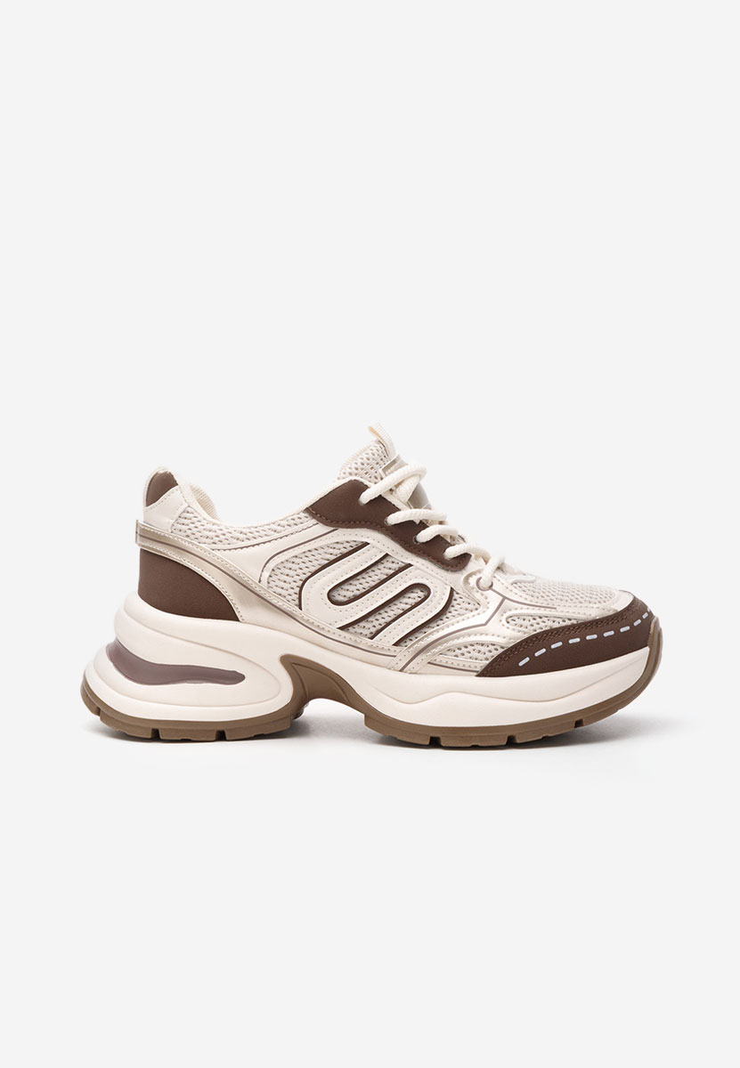 Sneakers con plateau Jolysa beige