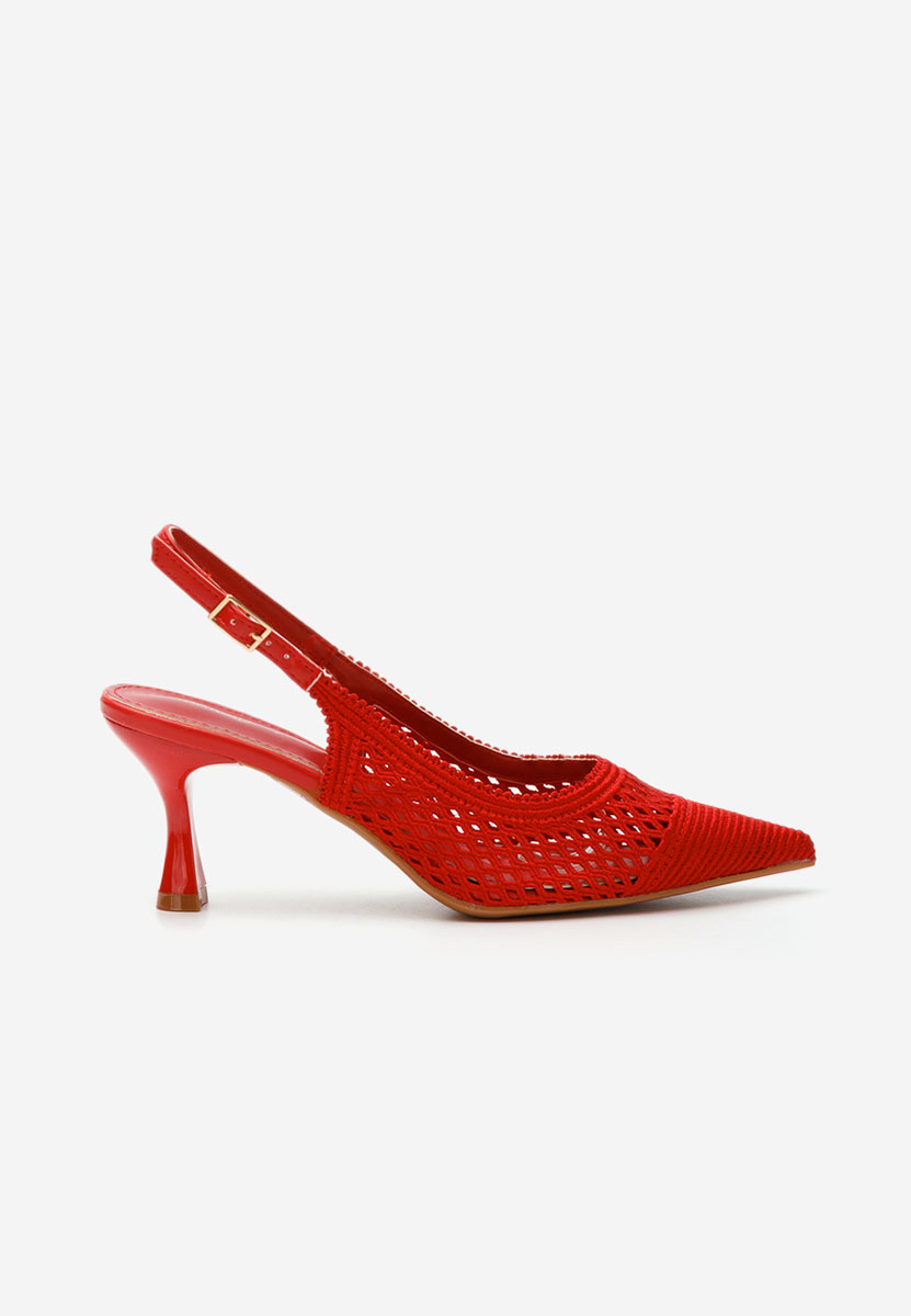 Décolleté Slingback Deevina rosso