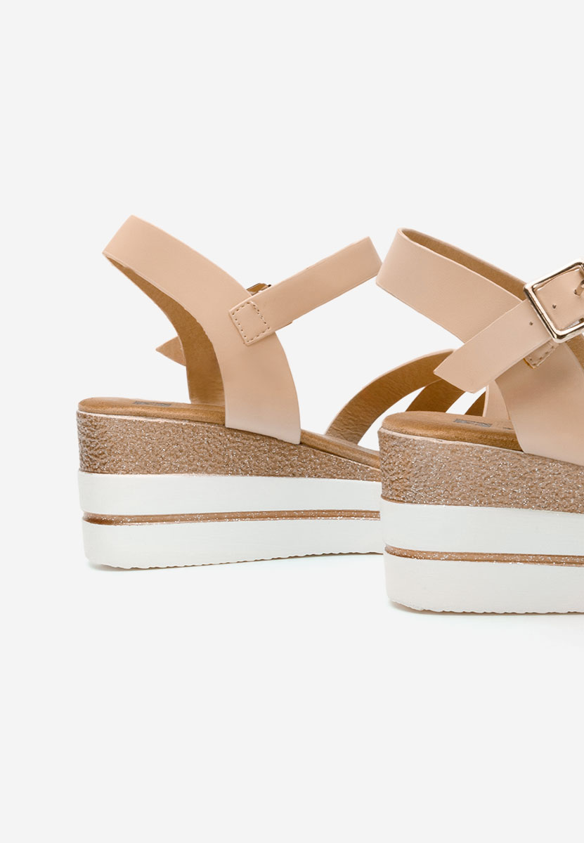 Sandali eleganti Serafina champagne