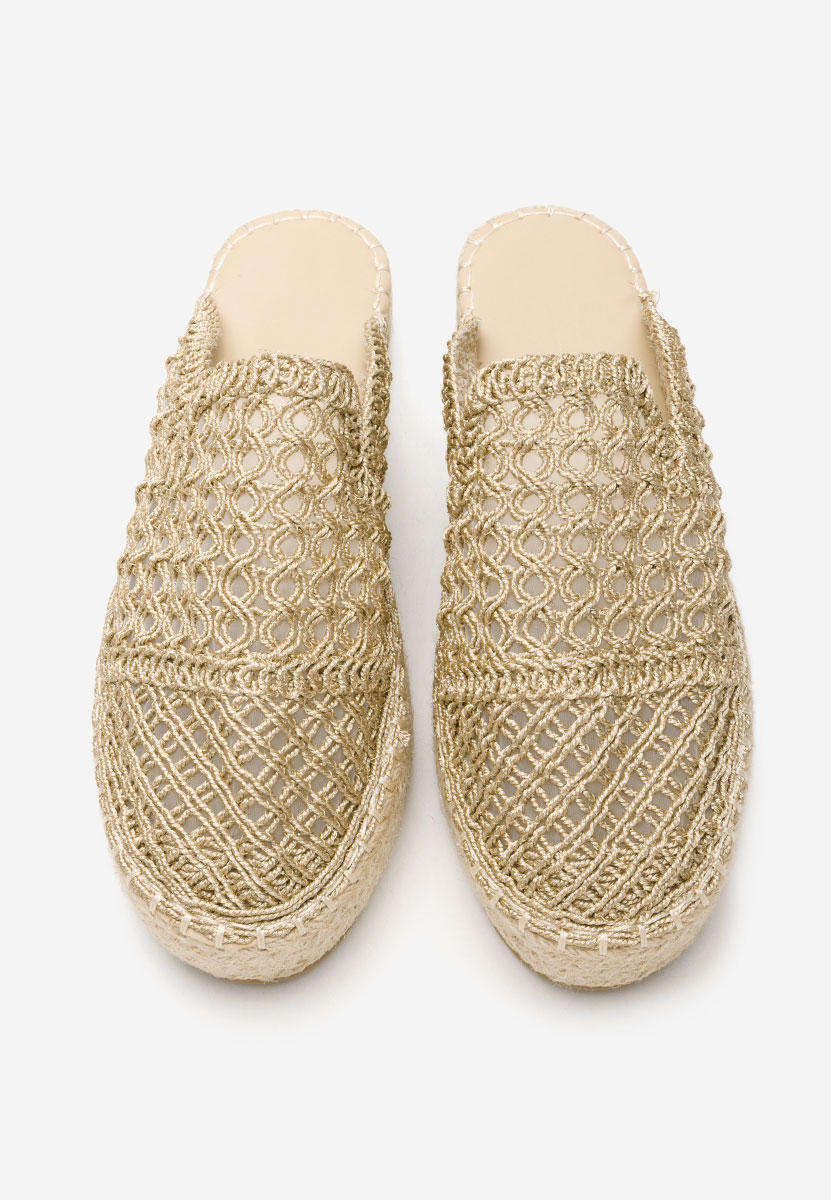 Zoccoli donna Maude oro
