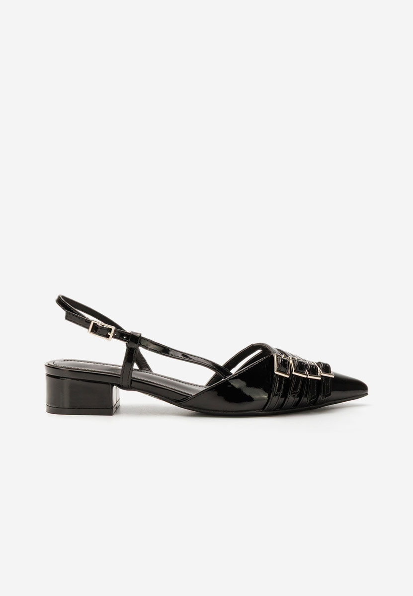 Décolleté tacco basso Monyca nero