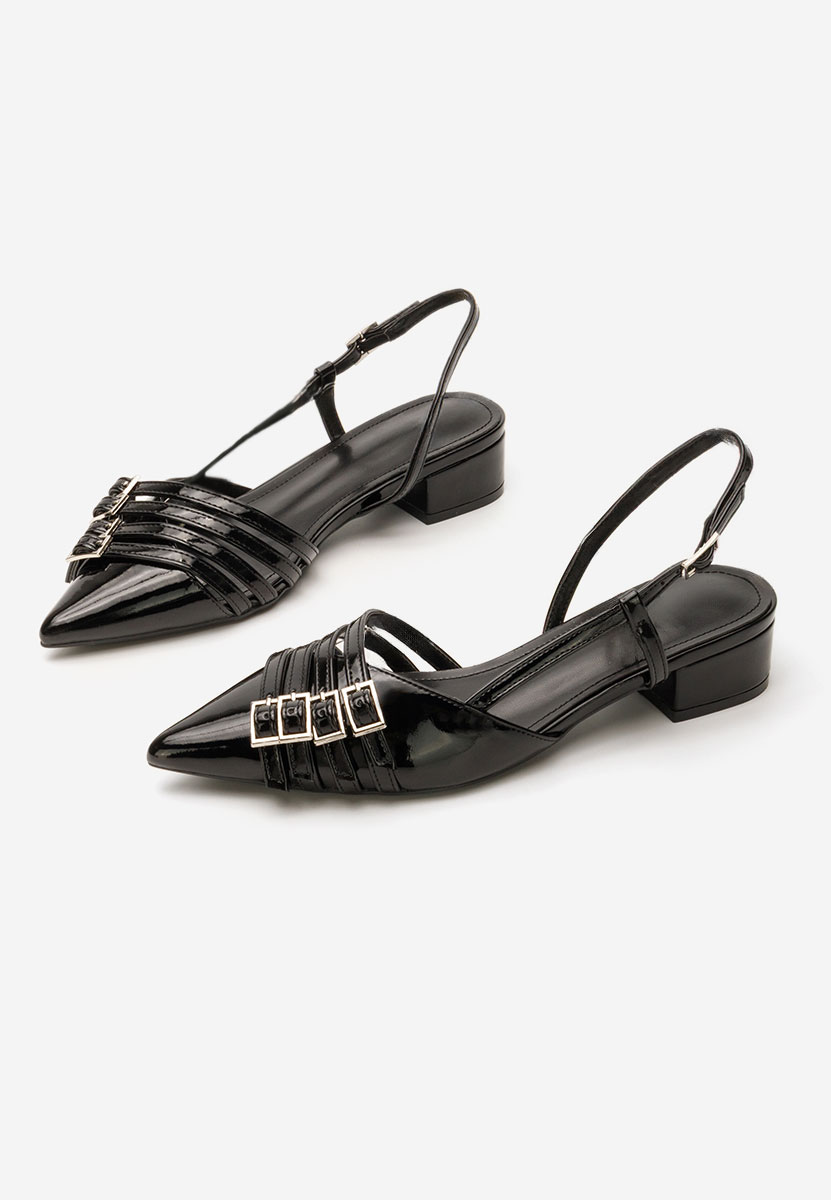 Décolleté tacco basso Monyca nero