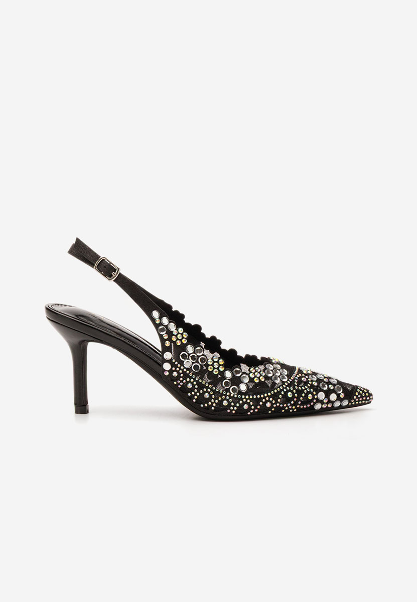 Décolleté Slingback Tresia nero