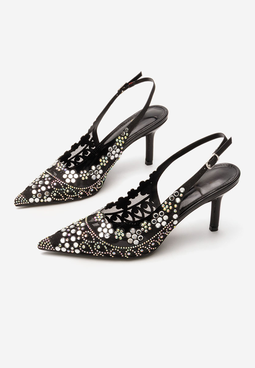 Décolleté Slingback Tresia nero
