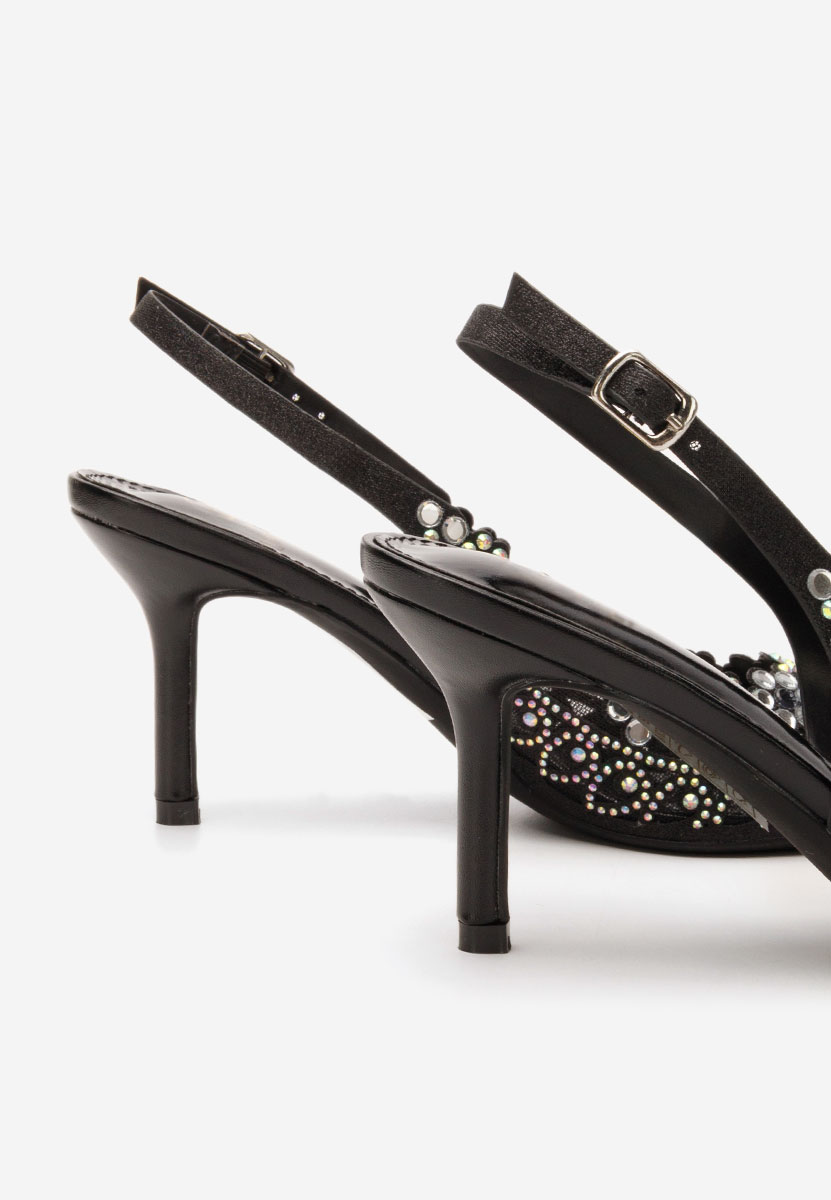 Décolleté Slingback Tresia nero