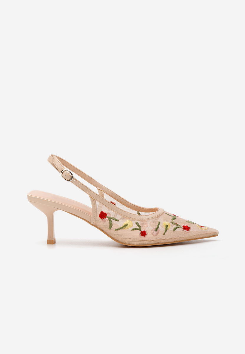 Décolleté tacco a spillo Denne beige