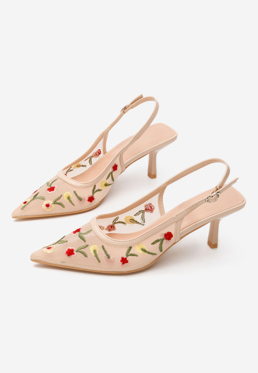 Décolleté tacco a spillo Denne beige