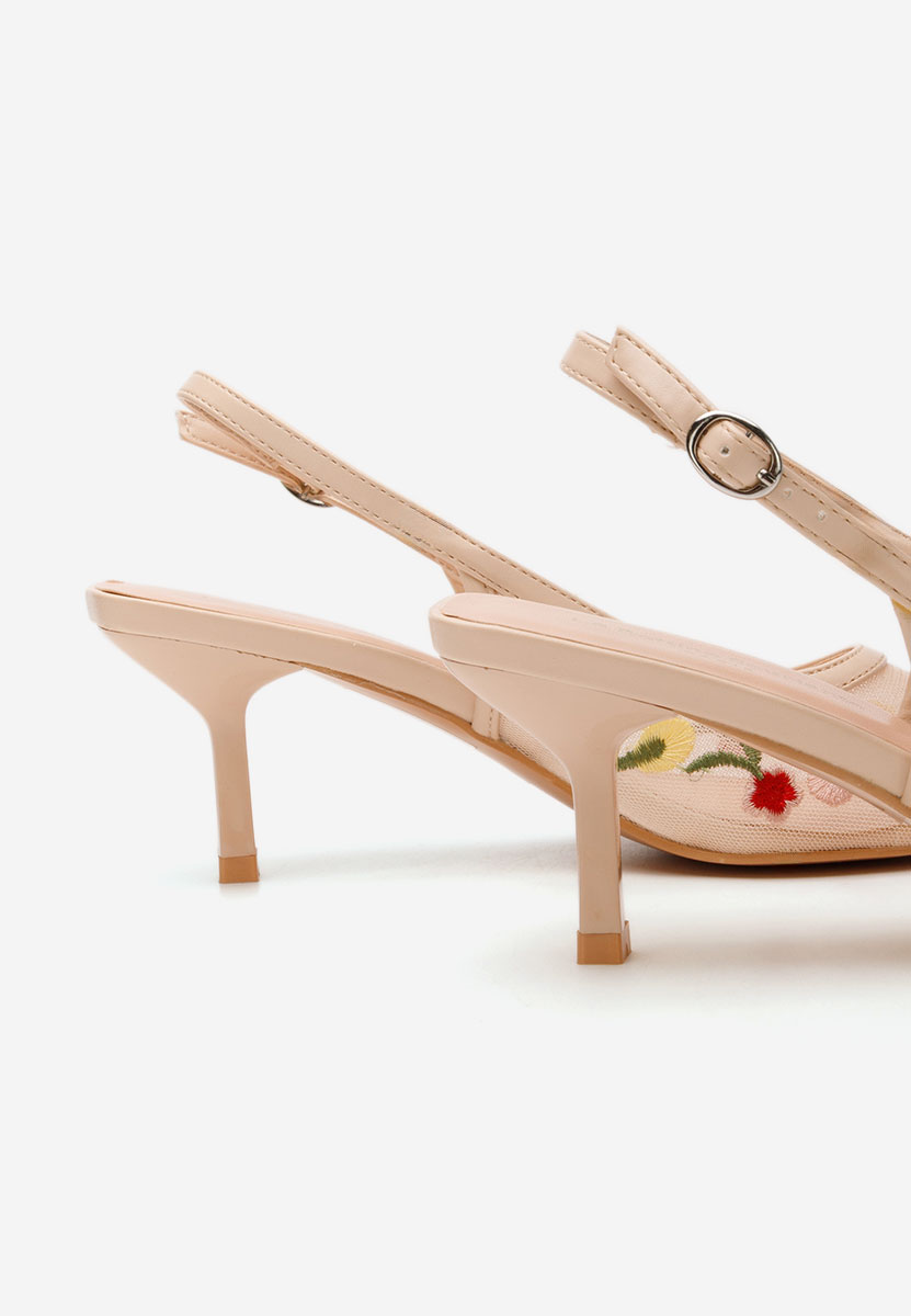 Décolleté tacco a spillo Denne beige