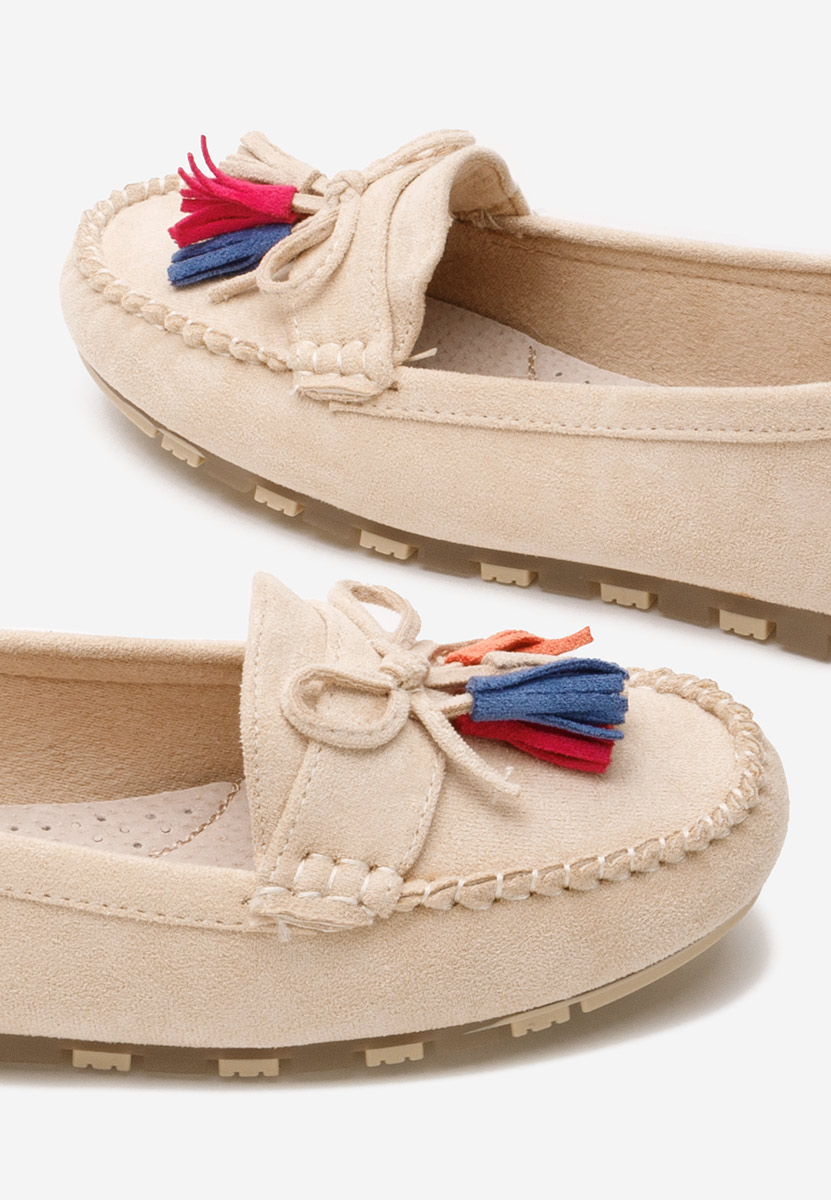 Mocassini da donna Prestia beige