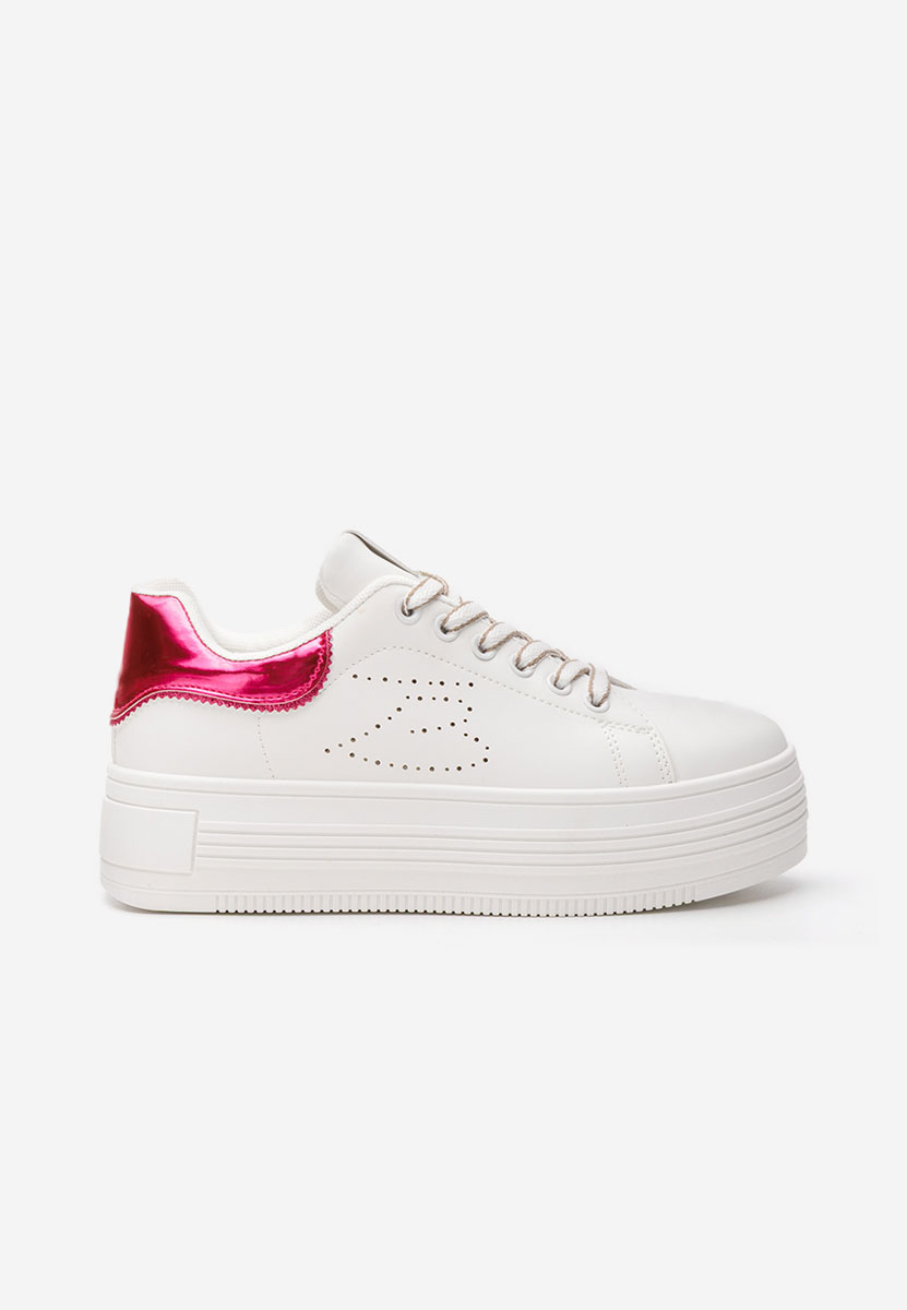 Sneakers con zeppa Sellena bianchi