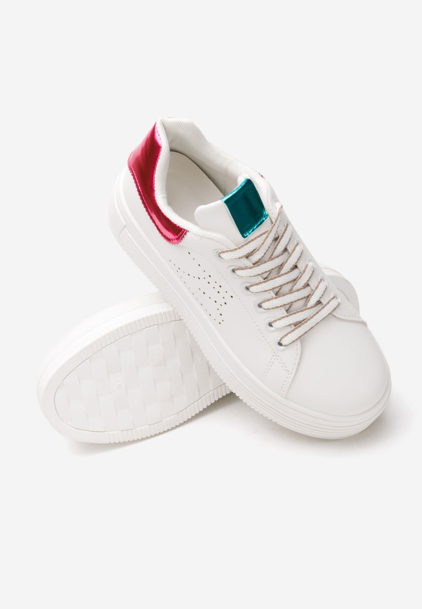 Sneakers con zeppa Sellena bianchi