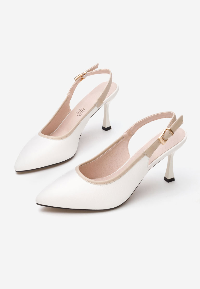 Décolleté Slingback Lessy bianchi