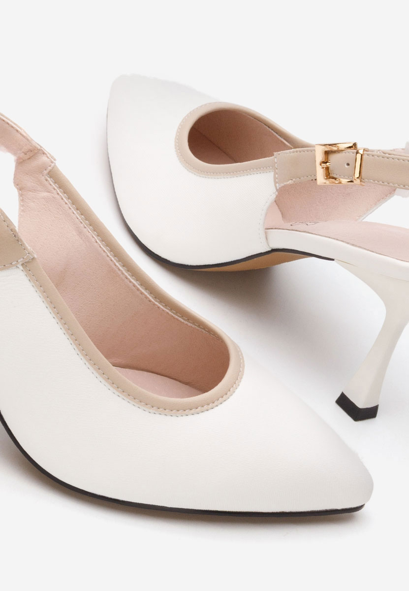 Décolleté Slingback Lessy bianchi