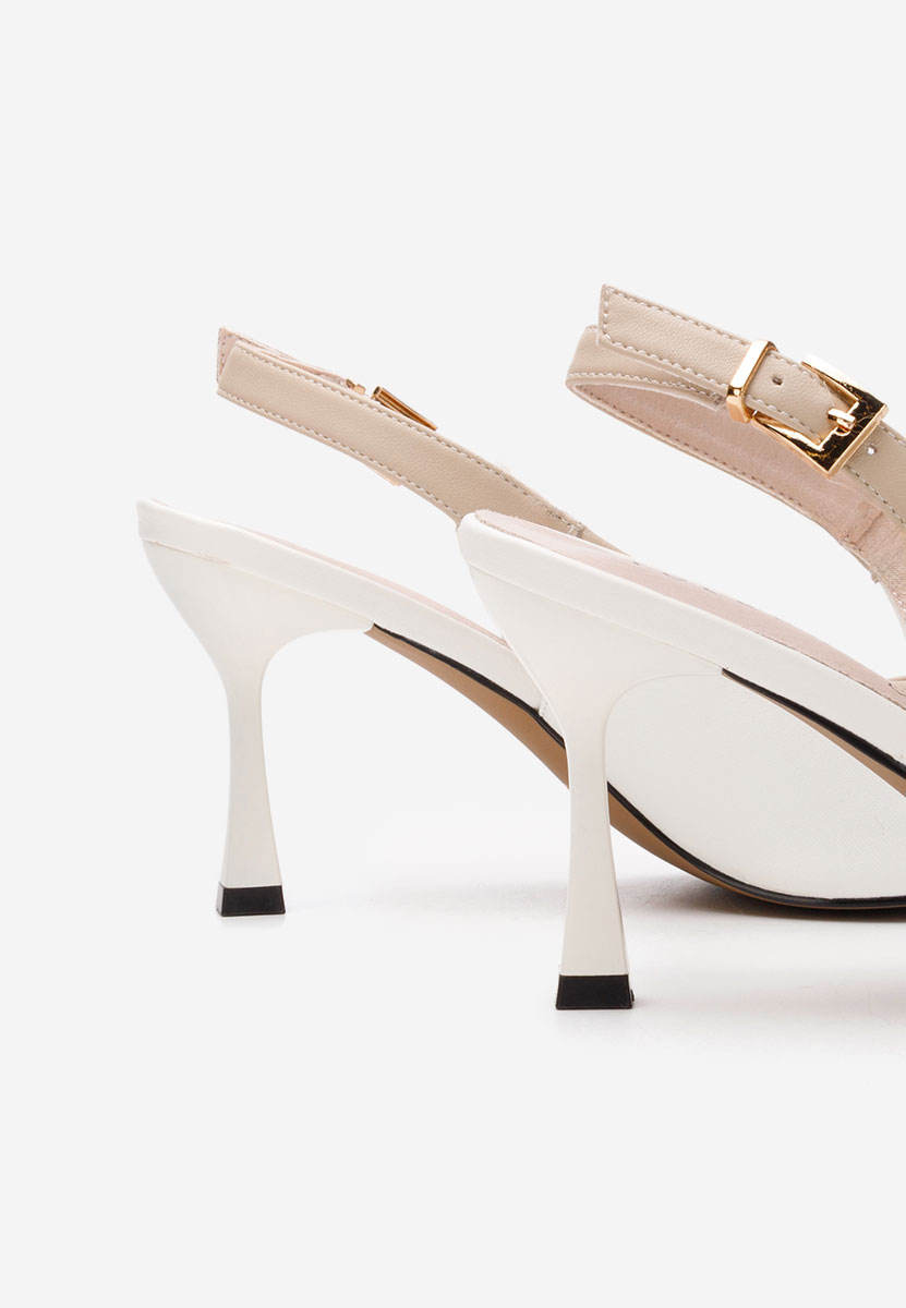 Décolleté Slingback Lessy bianchi